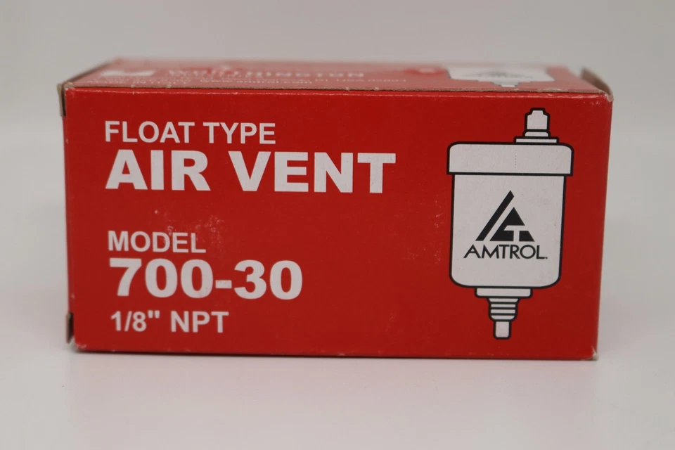 Brand New Amtrol Float Type Air Vent Model 700-30 1/8'' NPT
