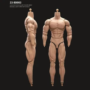23Toys BD003 muskulöser männlicher 1/6 Actionfigur Körper für 12" Hot Toy Soldatenkopf - Bild 1 von 12