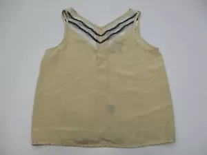 Blusa Top FLETCHER Para Mujer Talla M Transparente Botón Espalda Sin Mangas - Imagen 1 de 7