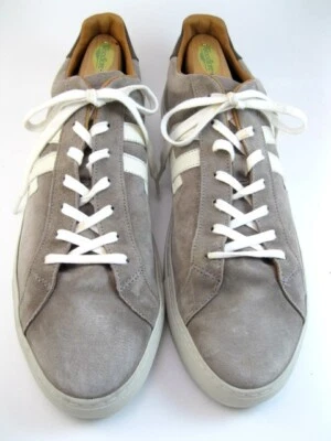 Allen Edmonds "CENTER COURT" Lace-up Suede Casual Sneakers 13 D PEWTER (417N) - Image 1 of 4