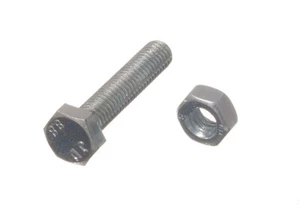 New 40 Hex Bolts Set Screw 4.8 Grade M6 30mm BZP Zinc Plated  - Onestopdiy - HD - Picture 1 of 1