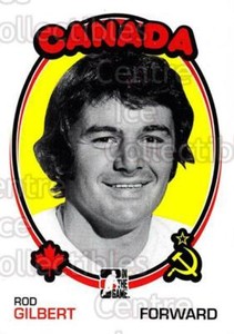 2009-10 ITG 1972 The Year In Hockey Blank Backs #161 Rod Gilbert