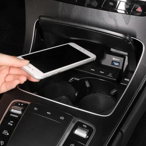 wireless charger for Benz W205 C43 C63 AMG GLC43 GLC63 X253 C/GLC USB Charge - Afbeelding 1 van 9