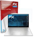 atFoliX 2x Displayschutzfolie für HP Envy 17-cr0775ng Schutzfolie klar Folie