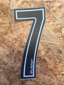 Numero 7 Adesivo Moto Altezza 10 cm. - Imagen 1 de 1