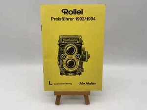 Rollei  Preisführer 1993/94 Udo Afalter Lindemanns Verlag Broschüre Deutsch - Picture 1 of 1