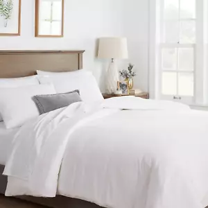 100% Egyptian Cotton Duvet Cover Full/Queen Size - 600 Thread Count 3 PC Queen S - Picture 1 of 7