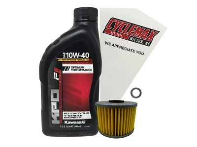 Kit de cambio de aceite estándar Cyclemax OEM para Kawasaki Z125 Pro 2017-2023 Foto 1 de 4