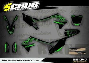 Graphics Kit Kawasaki KX450 2019-2023 KX250 2021-2024 KXF Decals Stickers - Picture 1 of 16