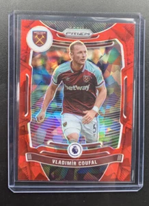 2021-22 Panini Prizm EPL SP Choice Red Cracked Ice Vladimir Coufal - Picture 1 of 2