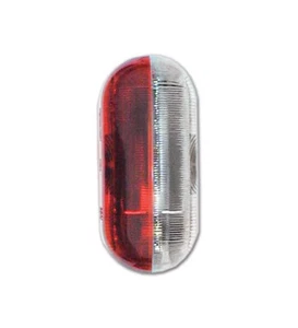 Luce Ingombro Bianco Rosso Ovale per Camper Caravan Camion SPL2000 - Imagen 1 de 1