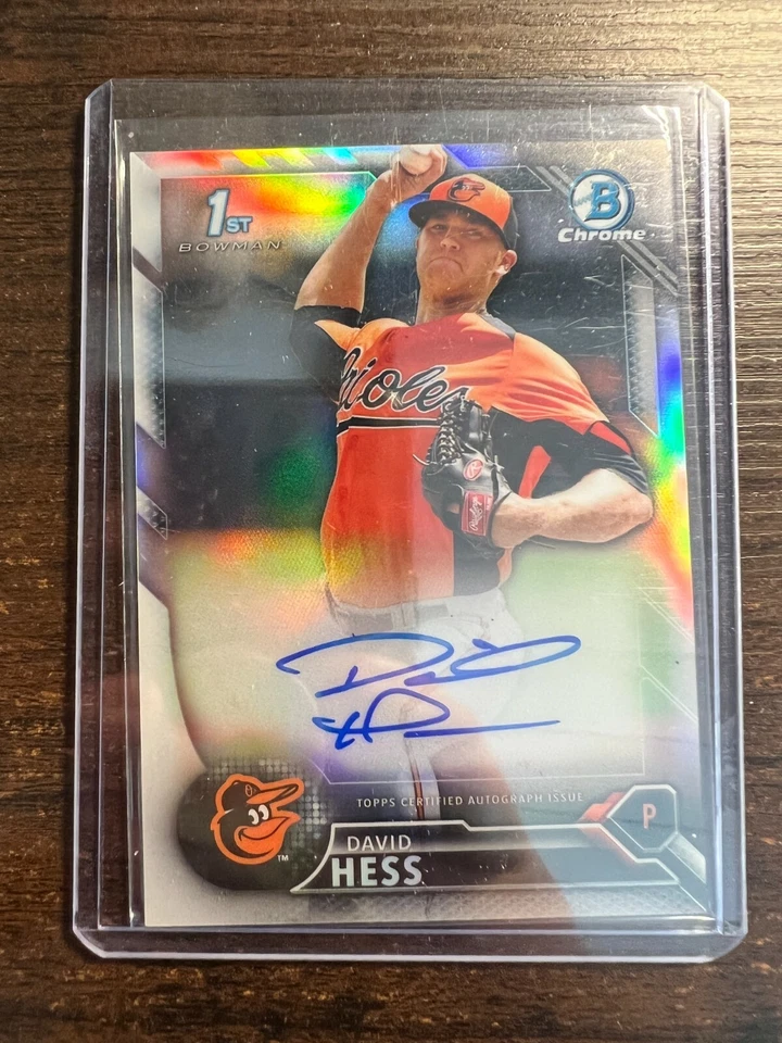 A108,762 - 2016 Bowman Chrome Prospect Auto Refractors #CPADH David Hess/499 - Image 1 of 1