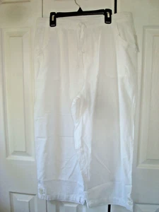 Pantalones Cortos Damas Blanco Talla Grande Sábana Nuevos - Imagen 1 de 2