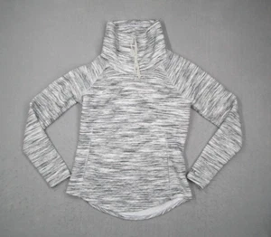 Marmot Sweater Womens Medium Gray Cowl Quilted Annie Pullover Thumbholes - Picture 1 of 11