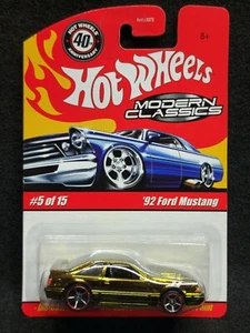 Hot Wheels Modern Classics '92 Ford Mustang Antifreeze Green VHTF RARE MUST HAVE - Picture 1 of 9