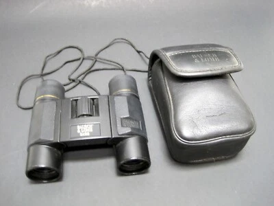 Vintage Bausch & Lomb 9x22 Compact Binoculars W/Case Hunting Hiking Marine - Image 1 of 4