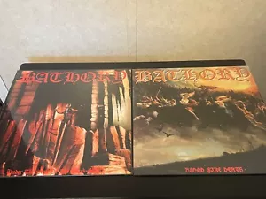 Bathory Under The Sign of The Black Mark+Blood Fire Death LP's - Picture 1 of 9
