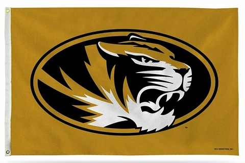 Missouri Tigers Rico Premium 3x5 Flag w/grommets Outdoor Banner University of Cover
