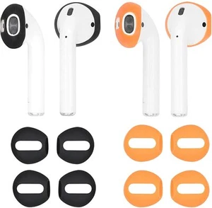 Anti Slip Earphone Tips Silicone Case Cover Earbud For Apple AirPods Earpods - Picture 1 of 5