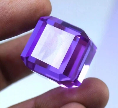 Violet Amethyst 200 Ct Loose Gemstone Transparent For Jewelry - Image 1 of 4
