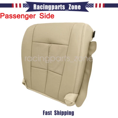 2007-2014 Lincoln Navigator Passenger Bottom Perforated Leather Seat Cover Tan Foto 1 de 4