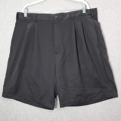 Pantalones Cortos Champions Tour Hombre 40 Negro Chino Golf Bolsillos Entrepierna 9" Foto 1 de 4