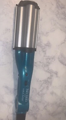 Bed Head TIGI Wave Artist Curling Waving Iron 3 Waver Beach Curler Crimper Aqua - Imagem 1 de 4