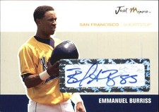 2007 Just Autographs Signatures #5 Emmanuel Burriss  