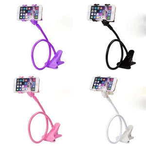 Mobile Phone Stand Holder For iPhone Flexible Lazy Bracket Samsung Car Bed Desk - Picture 1 of 16