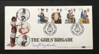 The Girls Brigade Signed Benham 1982 With Insert First Day Cover - Image 1 of 3