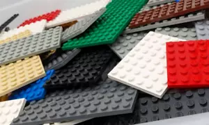 10 LEGO Platten Bauplatten ✔️TOP gemischt verschiedene Farben gebraucht Platte - Picture 1 of 4