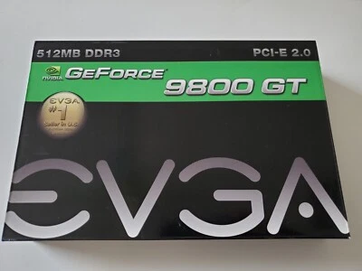EVGA GeForce 9800 GT Graphics Card BOX ONLY - Image 1 of 2