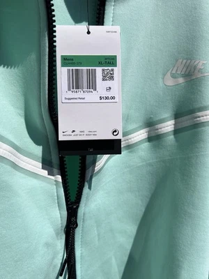 CU4489-379 | XL-Tall | Sudadera con capucha para hombre Nike Sportswear Tech Fleece Windrunner Foto 1 de 4