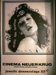 Erotik Film Festival Nr.10 - Filmposter gefaltet A3 29x42 - Picture 1 of 1