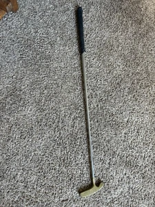 Vintage Acushnet BullsEye Flange Brass Blade Putter Golf Club RH 34”Satin Shaft - Picture 1 of 7