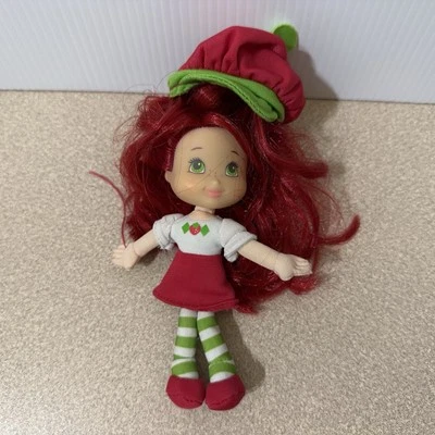 "Muñeco de trapo Strawberry Shortcake Berry Best Small Soft Body 6"" pulgadas 2008 Hasbro" Foto 1 de 3
