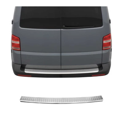OMAC Protection Seuil de Pare-chocs Pour VW T5 Transporter 2003-2015 inox Brossé