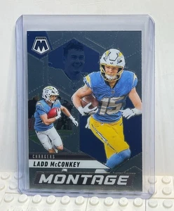 Ladd McConkey 2025 Panini Mosaic Montage Insert Card #6 - Picture 1 of 2