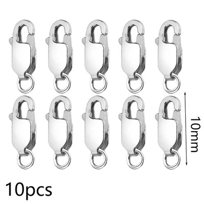 Chiusura Artiglio Aragosta Argento 925 Qualità Chiusura Robusta Più Lunghezza - Immagine 1 di 4