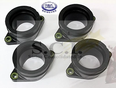 YAMAHA R6 YZFR6 1999 - 2002 INTAKE K&L CARBURETOR FLANGE HOLDER INSULATORS x 4 - Image 1 of 4