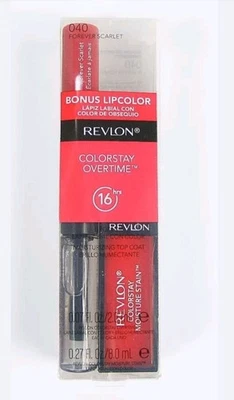 Revlon Overtime Moisture Stain - Forever Scarlet or Shanghai Sizzle (040) -... - Image 1 of 4