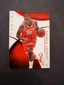 2015 Immaculate Carmelo Anthony /25 Red - Syracuse National Champs - Picture 1 of 6