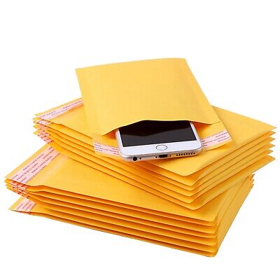 Any Size Kraft Bubble Mailers Shipping Mailing Padded Bags Envelopes Self-Seal • 230.02$