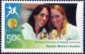 Estampilla Rachael y Natalie Grinham de los Juegos de la Commonwealth 2006 50c como nueva nunca bisagras - Imagen 1 de 1