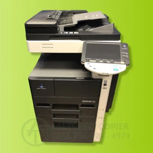 Konica Minolta Bizhub 363 Laser Mono Printer Scanner Copier A3 36PPM All-in-One - Picture 1 of 10