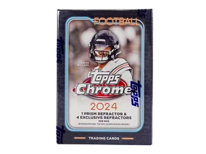 2024 Topps Chrome Football Blaster Box Factory Sealed - Free Shipping - Bild 1 von 2