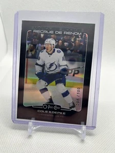 COLE KOEPKE 2022/23 '22/23 O-Pee-Chee BLACK RAINBOW rookie card #96/100 - Picture 1 of 2