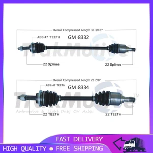 2x Front Left Front Right CV Axle Shaft fits Spark 2014-2015 TrakMotive - Picture 1 of 4