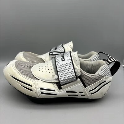 Tênis de ciclismo Shimano SH-TR30A SPD SL masculino tamanho 5 "5.2" UE 38 branco preto - Imagem 1 de 4