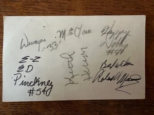 VILLANOVA WILDCATS '81-85 Autographs Roland Massimino/Ed Pinckney/Dwayne McClain - Picture 1 of 2